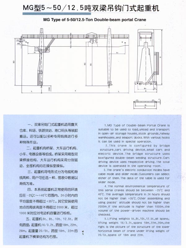 MG型門式起（qǐ）重（chóng）機